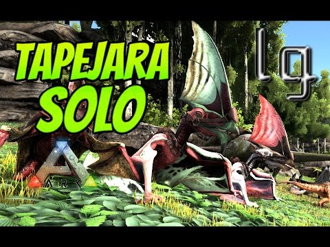 Ark: Survival Evolved - Complete Moron Solo Tames Two Tapejara + Review