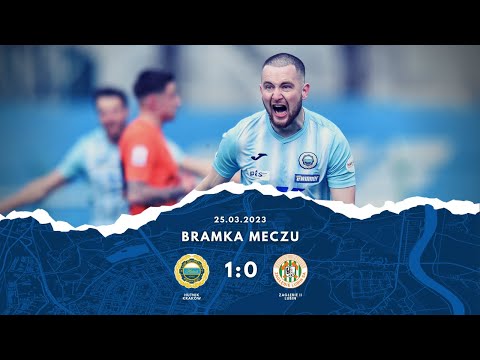 Bramka meczu: Hutnik Kraków - Zagłębie II Lubin (eWinner 2.Liga - sezon 2022/23)