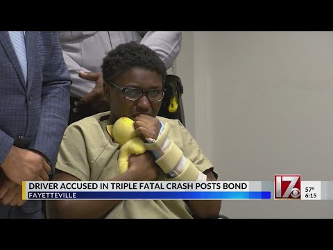 Driver accused in deadly Fayetteville crash posts bond