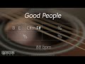 Good People Jack Johnson Backing Track