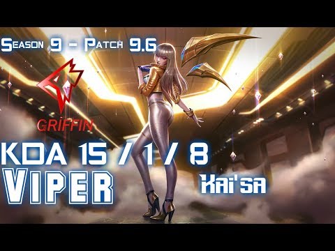 GRF Viper KAI'SA vs LUCIAN ADC - Patch 9.6 KR Ranked