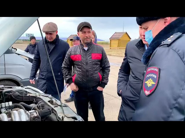 В Алексеевском состоялся осмотр служебных автомобилей