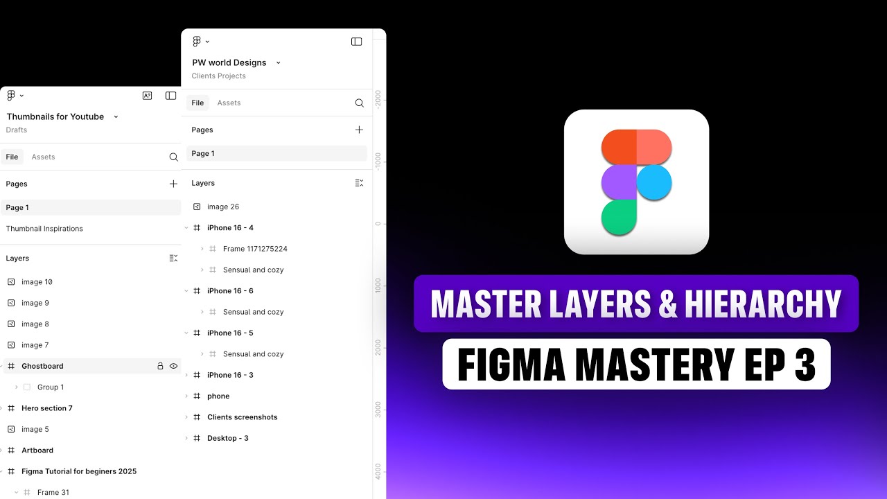 Layers & Hierarchy Mastery in Figma | Figma Mastery EP 3