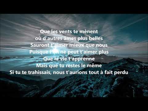 Puisque tu pars   Jean Jacques Goldman avec Paroles