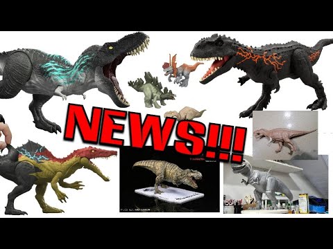 NEWS!!! New Mattel Tyrannosaurus rex! New Dino Reveal figures! & more!!!