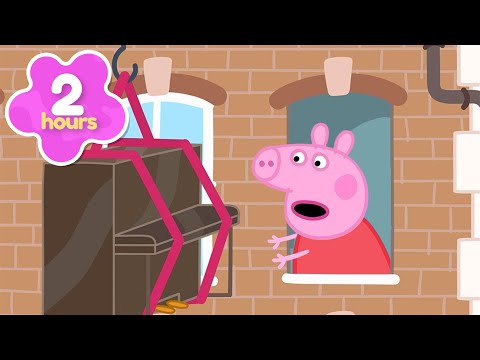 PEPPA'S MOVING DAY 📦 The New Apartment 🏘️ Peppa Pig Full Episodes | 2 Hours