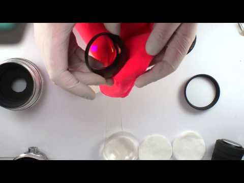 How to clean up optics of HELIOS-40(fungus removal)