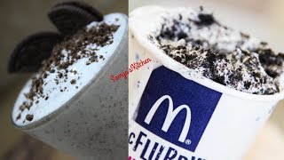 Homemade McFlurry Oreo Ice cream Recipe McDonald's Style By Somya's Kitchen