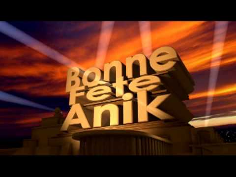 Bonne fête Anik