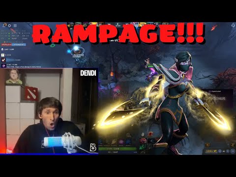 Dendi Crazy Rampage With Templar Assassin - Dota 2
