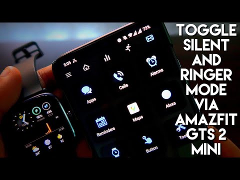 Turn your phone to Silent and Ringer mode via #Amazfit Gts 2 Mini.