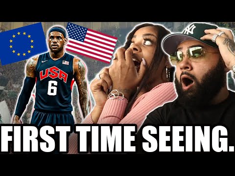 AMERICANS REACT TO - Basketball fans and atmosphere USA vs Europe - LEFT US SPEECHLESS