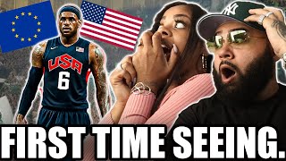 AMERICANS REACT TO - Basketball fans and atmosphere USA vs Europe - LEFT US SPEECHLESS
