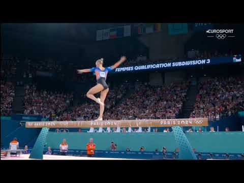 Lieke Wevers Beam Qualifications 2024 Olympics