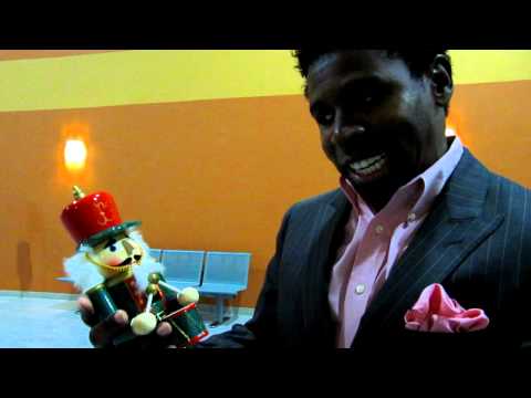 Nutty the nutcracker gets a pep talk