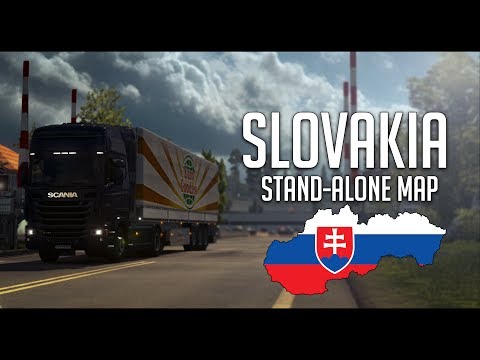 ETS 2 1.27 Slovakia Map v6.0.2 - Does not need any DLC to play-