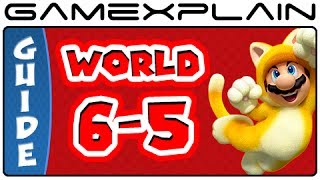 Super Mario 3D World - World 6-5 Green Stars & Stamp Locations Guide & Walkthrough
