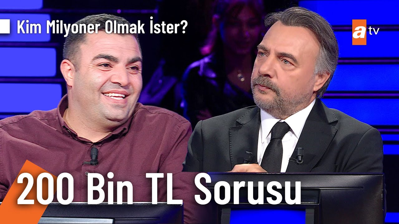 Fuat Güllü 200 bin TL değerindeki soruya ne cevap verdi? - Kim Milyoner Olmak İster? 1192. Bölüm