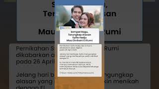 Sempat Ogah Nikah, Syifa Hadju Ungkap Alasan Mantap Pilih El Rumi Jadi Pasangan Hidup