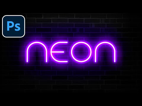 How To Create A Realistic Neon Light Text Effect In Adobe photoshop