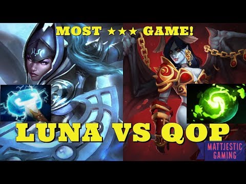 Dota Auto Chess: ★★★ REFRESHER QOP VS  ★★★ MAELSTROM LUNA | Fun Challenge Game Replay