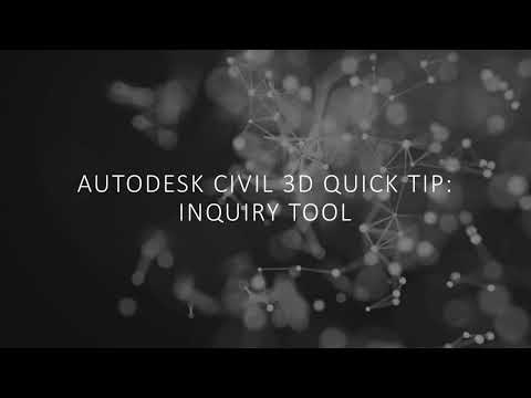 Civil 3D - Inquiry Tool