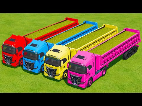 MAKE AND TRANSPORT CHAFF WITH IVECO TRUCKS - Farming Simulator 22