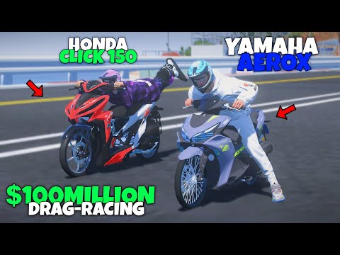 ULTIMATE DRAG RACE: Yamaha Aerox vs Honda Click in GTA 5! 🚀