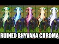 All Ruined Shyvana Chroma Skins Spotlight (League of Legends)