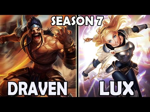 Best Draven Korea vs Lux MID Ranked Master Pre Season 7