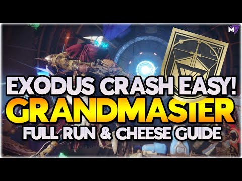 Exodus Crash Grandmaster CHEESE & EASIEST Nightfall FULL RUN | Easy Tips & Tricks, | Destiny 2