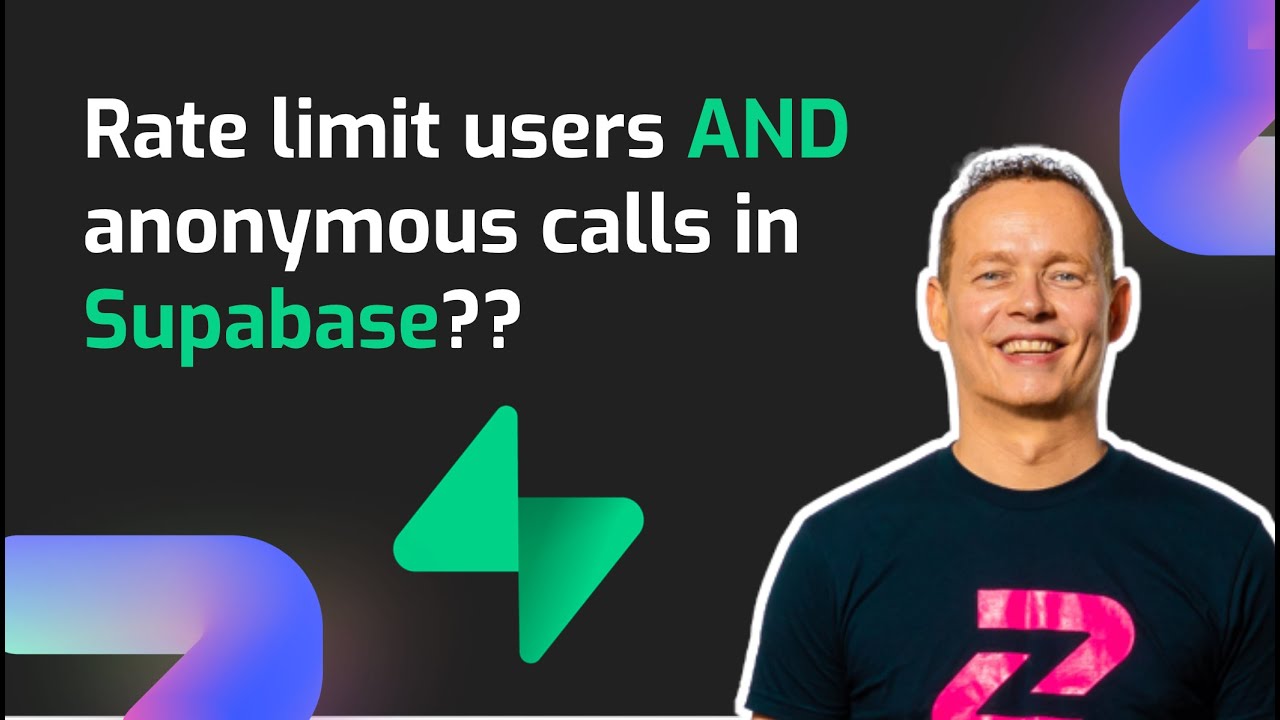 Rate limit your supabase API by users AND anonymous traffic?