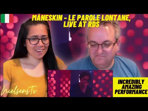 🇩🇰NielsensTv REACTS TO 🇮🇹 Måneskin - Le parole lontane, Live at RDS💕👏