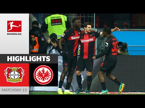 Resumen de B. Leverkusen vs Eintracht Frankfurt Jornada 15