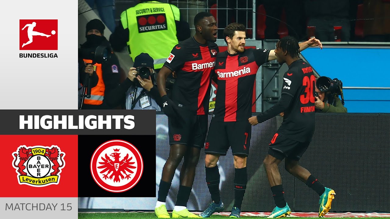 Bayer 04 Leverkusen vs Eintracht Frankfurt highlights