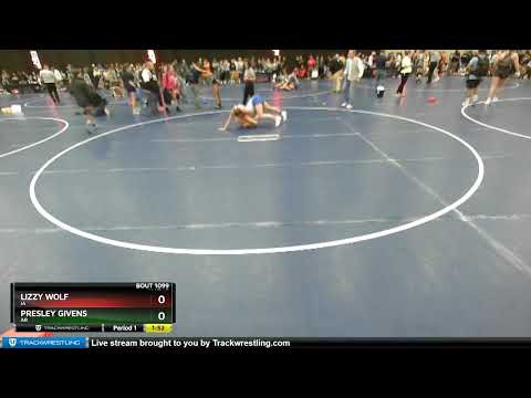 144 Lbs Champ. Round 1 - Lizzy Wolf, IA Vs Presley Givens, AR 3fed