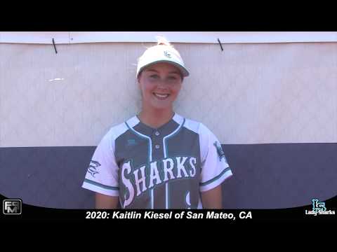 2020 Kaitlin Kiesel Pitcher and Outfield Softball Skills Video - San Jose Lady Sharks