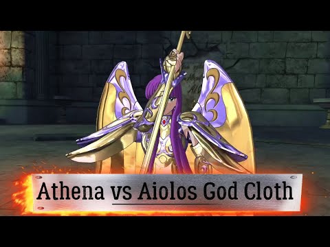 Saint Seiya: Soldiers Soul - Athena vs Aiolos God Cloth (3 Round)