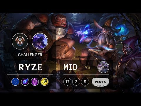 Ryze Mid vs Kassadin - EUW Challenger Patch 9.24