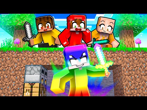 Minecraft: Corredor ARCOIRIS vs 5 ASESINOS Speedrun