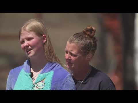 Egan, Texas family talks about what it was like to get hit by a tornado