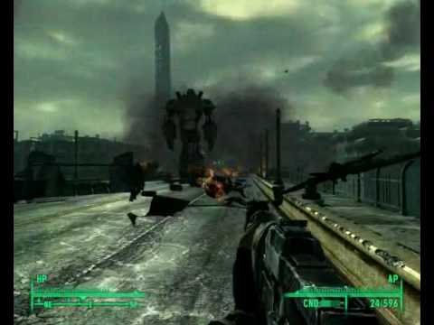 Fallout 3 - Giant robot vs all of Enclave