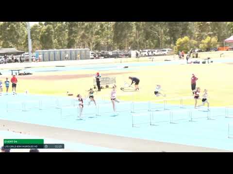 Girls U10 60m Hurdles Heat 3: 2025/26 State Combined Event Championships