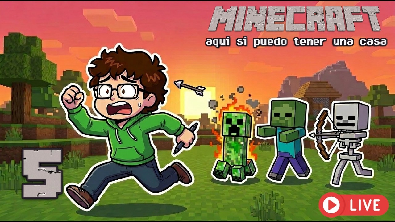 stream de Maincra desde casa de mi abuelita en Mexico