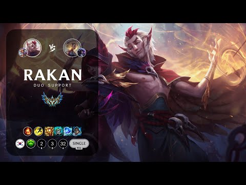 Rakan Support vs Rell - KR Challenger Patch 14.5