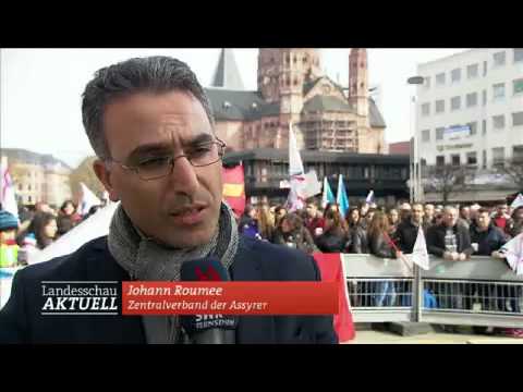 Demo in Mainz am 07.03.2015 auf SWR