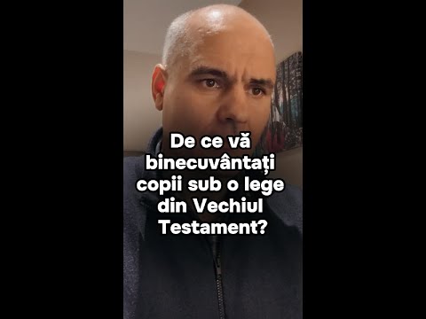 De ce vă binecuvântați copii, și sărbătoriți ziua recoltei ca în Vechiul Testament?