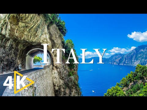 FLYING OVER ITALY (4K UHD) - Relaxing Music Along With Beautiful Nature Videos - 4K Video Ultra HD