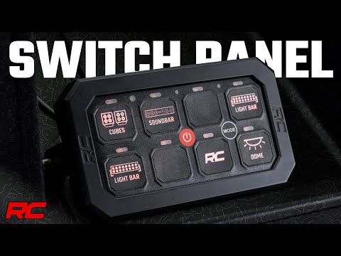 8 Gang RGB Backlit Switch Panel