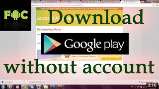How To  Download Games & Apps from Google Play Without Account